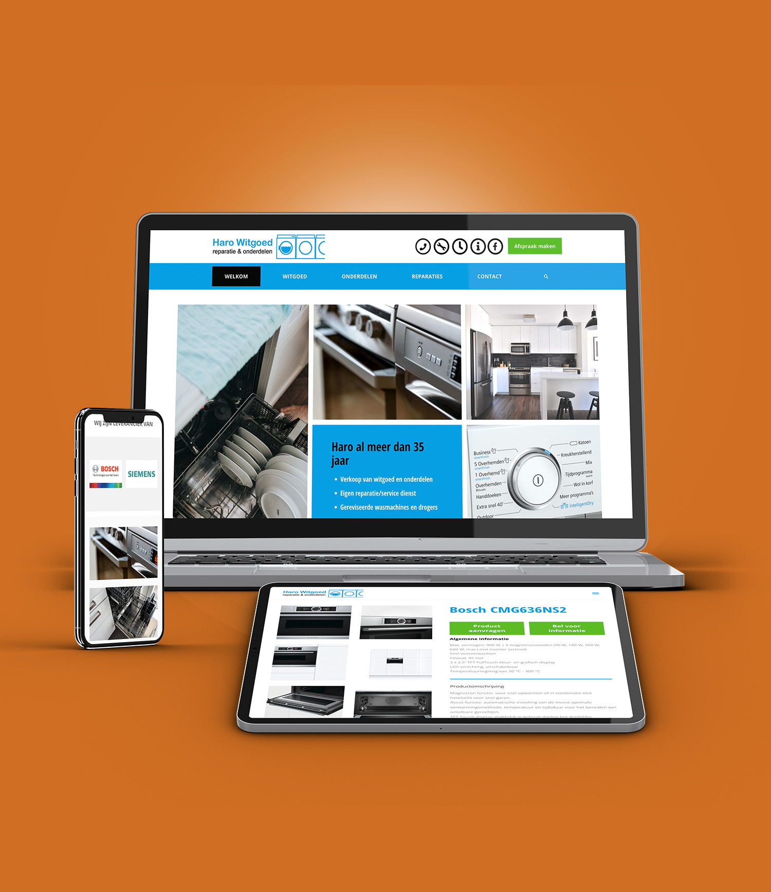 Nieuwe website